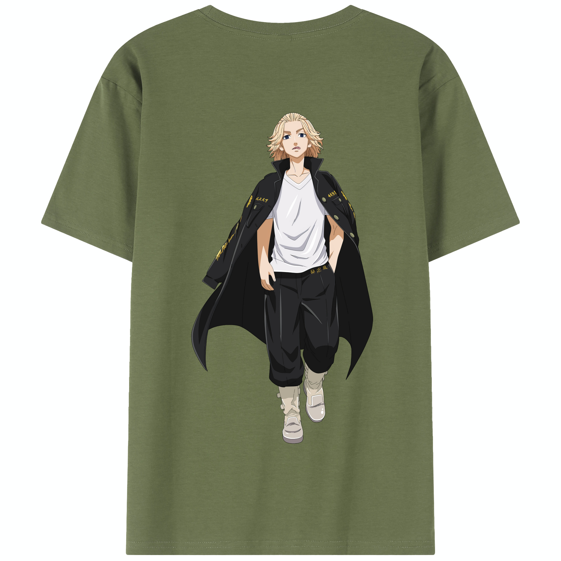（画像用） 東京リベンジャーズ Tokyo Revengers 綿100％半袖Tシャツ（背面プリント）